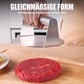 🔥 50 % RABATT! 🍔 Nie wieder ungleichmäßige Burger – Edelstahl‑Burger‑Presse für perfekte selbstgemachte Burger