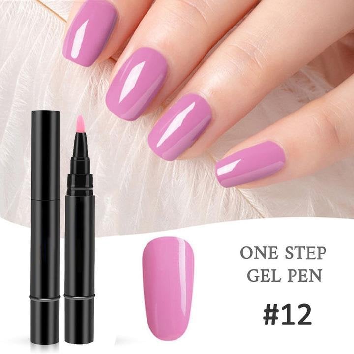 💅✨ 1 KAUFEN, 1 GRATIS! Ein-Schritt-Nagellackstift – Inkl. kostenloser Mini-UV-Nagellampe – Schnell trocknend & deckend – Perfekt für schnelle Maniküre zu Hause 🎁