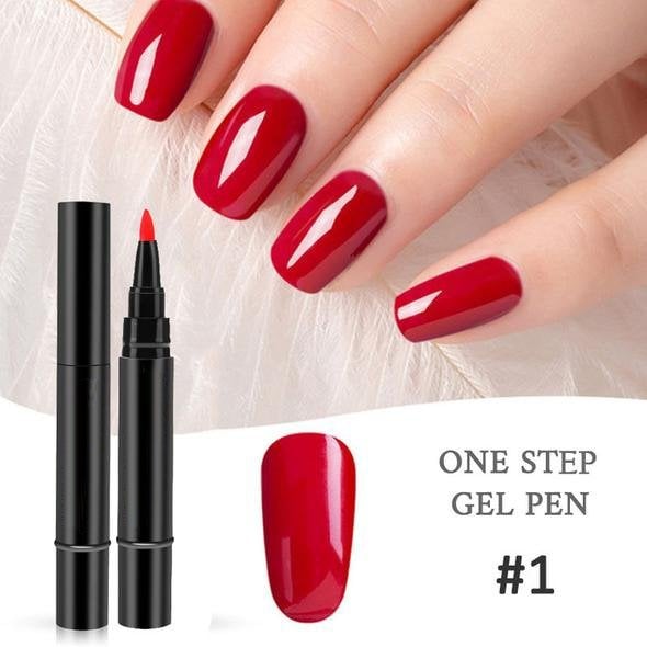 ⏳1 Kaufen, 1 Gratis ! ✨ Ein-Schritt-Nagellackstift • Gratis Mini-UV-Nagellampe