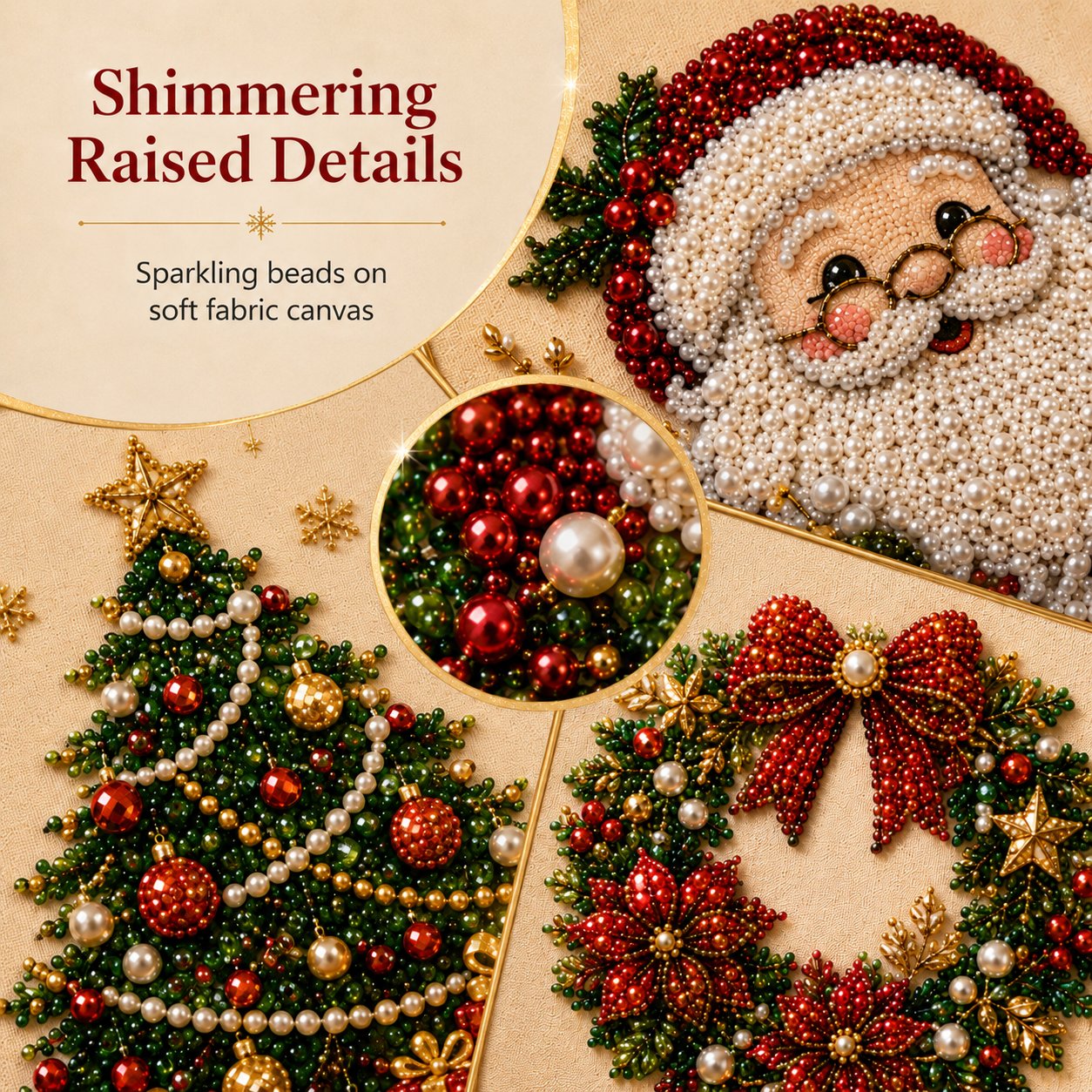 💎 -50% RABATT | 🎅Weihnachts-Diamond-Painting-Set – Kreativer Bastelspaß für Groß & Klein