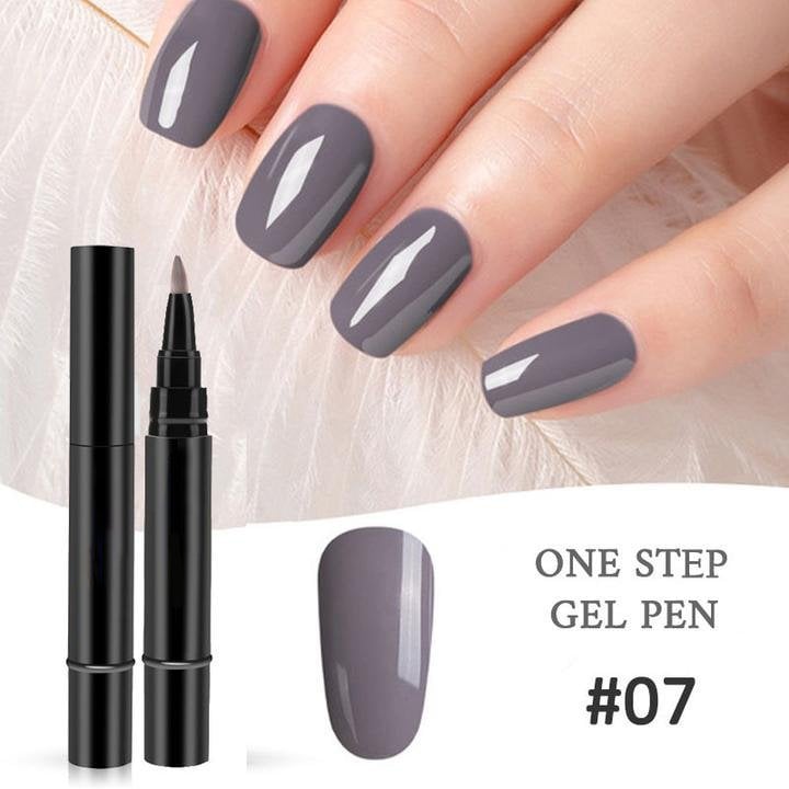 💅✨ 1 KAUFEN, 1 GRATIS! Ein-Schritt-Nagellackstift – Inkl. kostenloser Mini-UV-Nagellampe – Schnell trocknend & deckend – Perfekt für schnelle Maniküre zu Hause 🎁