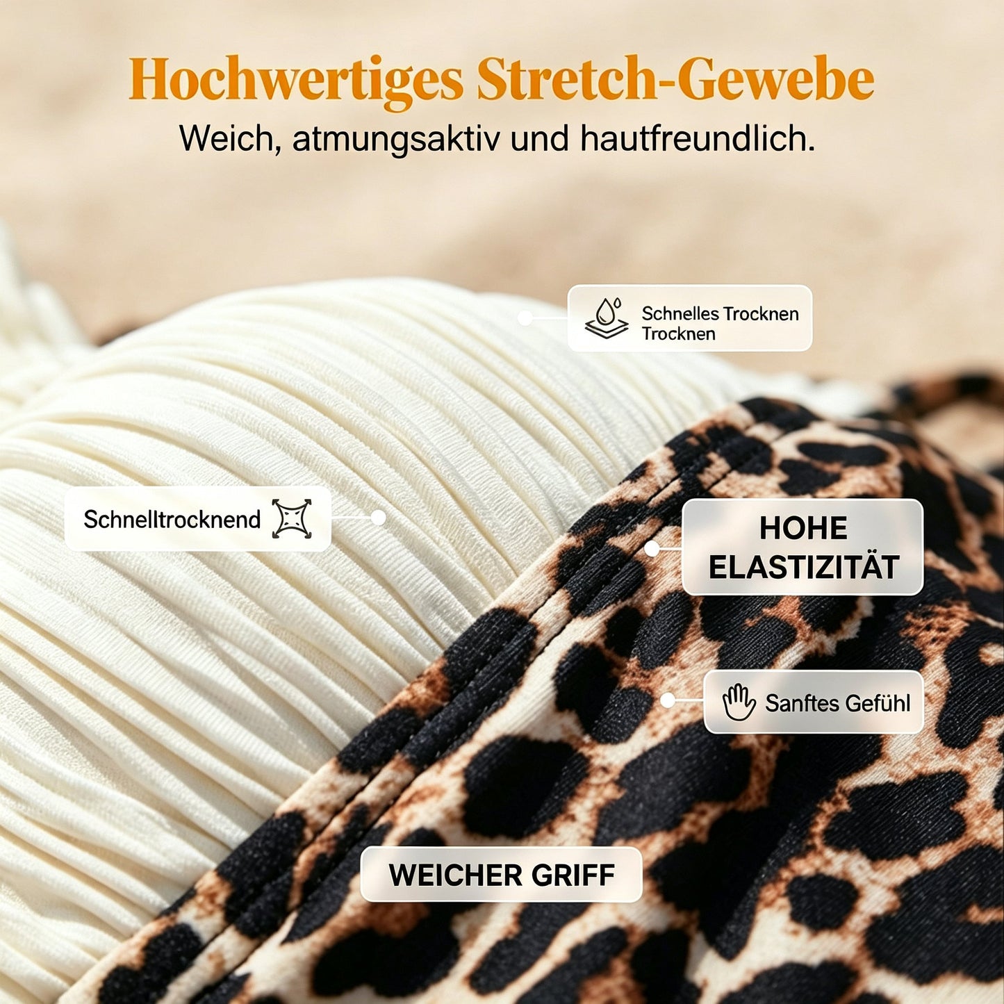 🐆50% RABATT!👙Damen Leoparden-Bikini-Set – Mutig, bequem & figurschmeichelnd – Perfekt für Strand, Pool & Urlaub🌊