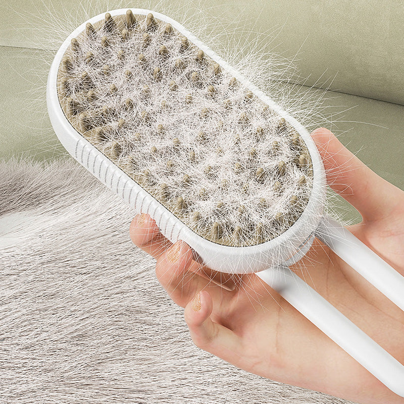 🐱🎁Multifunktionaler Massagekamm für Haustiere mit Spray