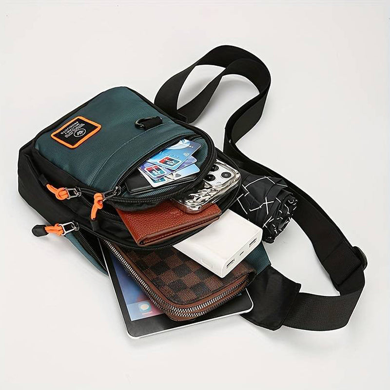 🎒 50% RABATT! 💼 Wasserdichte Umhängetasche mit mehreren Fächern – Verstellbarer Trageriemen – Ideal für Alltag, Reisen oder Ausflüge – trockener & sicherer Stauraum 🌧️✨