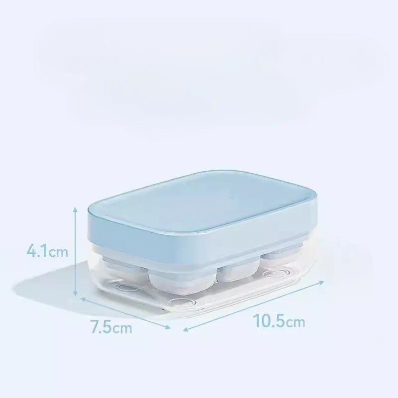 🧊 LIMITED-TIME 50% RABATT! ✨ Mini-Eiswürfelform 6er – Lebensmittelecht, Leicht zu Lösen ✨