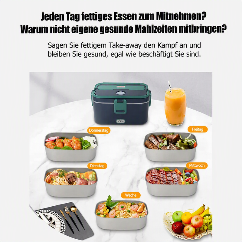 🔥50% RABATT !! 🍱Tragbares elektrisches Warmhalte-Set für Lunchboxen