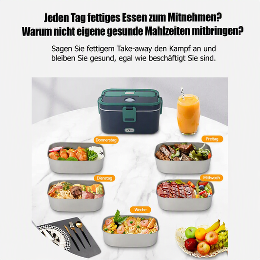 🔥50% RABATT !! 🍱Tragbares elektrisches Warmhalte-Set für Lunchboxen