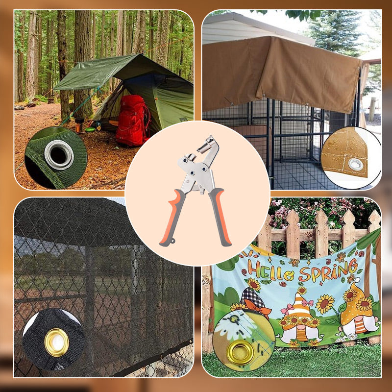 🔧 50% RABATT!💥Ösenzange – Setzzange für Ösen, geeignet für Planen, Tarpaulin, Zeltplanen, Markisen