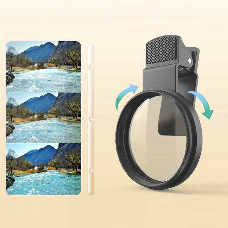 🔥LAST DAY SALE 50%✨OFF 52mm Clip-on CPL Telefon Kamera Objektiv Filter Kit
