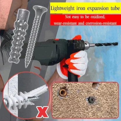 📢📢MEHR KAUFEN MEHR SPAREN🔩Aufgerüstete Gezahnte Eisen-Expansionsschraube