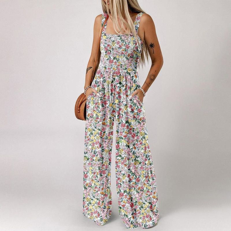 💕 50% RABATT!🔥Leichter Boho-Overall mit Print & dünnen Trägern – Perfekt für Strand & Freizeit 🏖️🌸