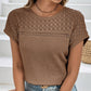 👕 LIMITIERT 50% RABATT! ✨ Gestricktes Mesh-Top – Atmungsaktiv, Weiche Maschen & 6 Erdige Farben 🍃