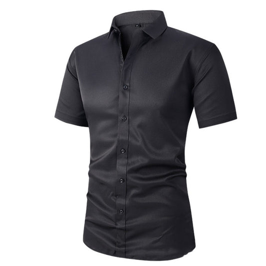 🥳2026 HEISSER VERKAUF🥳💞50K+ VERKAUFT!👦🕊️ 50% RABATT! Herren Kurzarm Businesshemd – Elegant gekleidet, kein Stress. Weicher Stretch, kein Bügeln nötig. Sieht toll aus zu Chinos oder Anzughosen. Perfekt für Geburtstage, Jubiläen oder den Sonntagslook. ✨👔