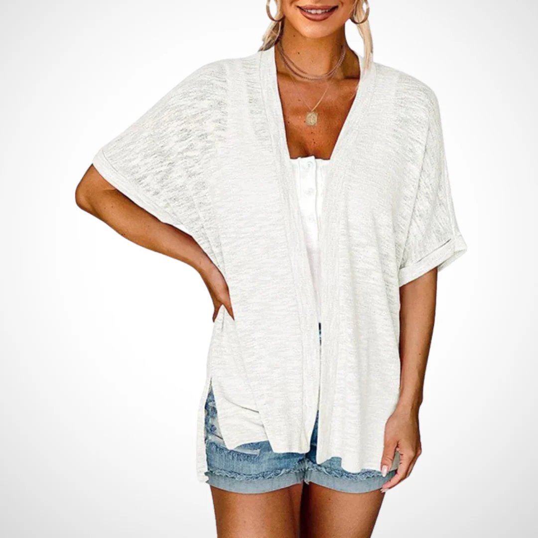Sommer-Sonderangebot: 50% Rabatt!🏳️‍🌈Neue, stylische, fließende Kurzarm-Strickjacke (Modelljahr 2026)