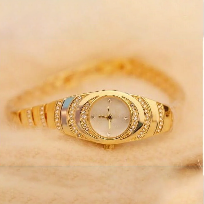 ⌚ NUR FÜR BEGRENZTE ZEIT: 50 % RABATT! ✨ Strass-Armbanduhr – elegant, glamourös, zuverlässige Zeitanzeige 💎