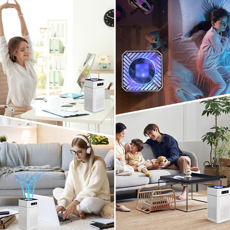 🌿💨 Luftreiniger für Zuhause – Allround-Schutz 🛡️🏠 für frische und saubere Raumluft, ideal gegen Allergene, Staub und Gerüche. 🎁