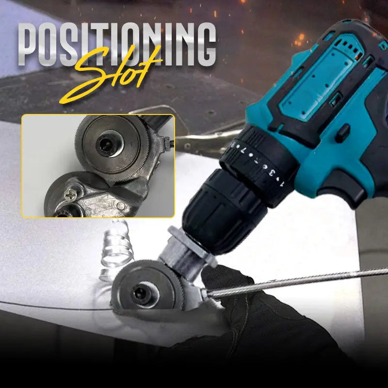 🔥Heißer Verkauf – 50 % RABATT🔥 Präzisions-Schneidaufsatz für Bohrmaschinen | Schnellwechsel-System | TÜV-geprüft | Für Metall/Kunststoff ✂️🔩