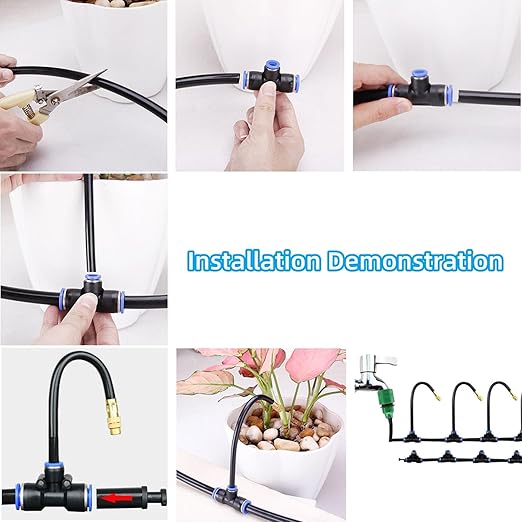 💦 LIMITED-TIME 50% RABATT! ✨ Smartes Sprinkler-Set – Verstellbare Düsen, Flexibler Schlauch, 360°, Komplettset 🌿