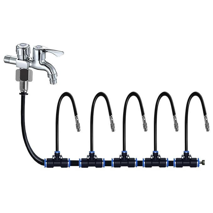 💦 LIMITED-TIME 50% RABATT! ✨ Smartes Sprinkler-Set – Verstellbare Düsen, Flexibler Schlauch, 360°, Komplettset 🌿