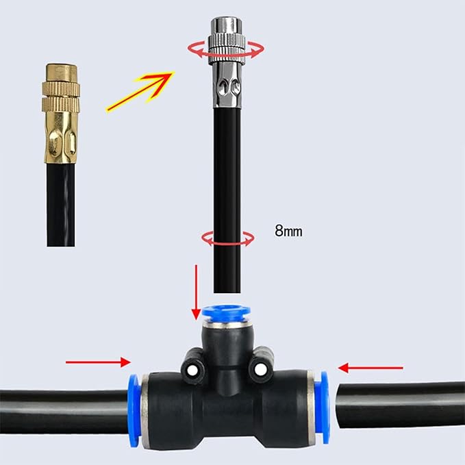 💦 LIMITED-TIME 50% RABATT! ✨ Smartes Sprinkler-Set – Verstellbare Düsen, Flexibler Schlauch, 360°, Komplettset 🌿