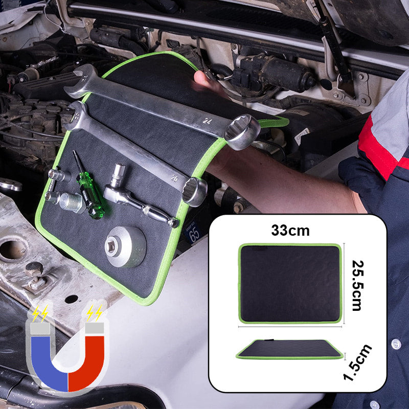 🧲 50% RABATT! ⏰ Magnetische Werkzeugablage – Flexible Matte in Schwarz/Grün – Hält Schrauben & Kleinteile sicher fest – ideal für Werkstatt, Garage oder die Arbeitsplatte 🛠️