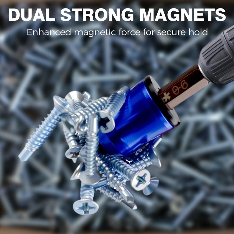 🛠️ KAUFE 3, ERHALTE 2 GRATIS! ⚡ 3-in-1 Magnet-Bitring – Schneller Wechsel, Starker Halt & Tragbar 🧲