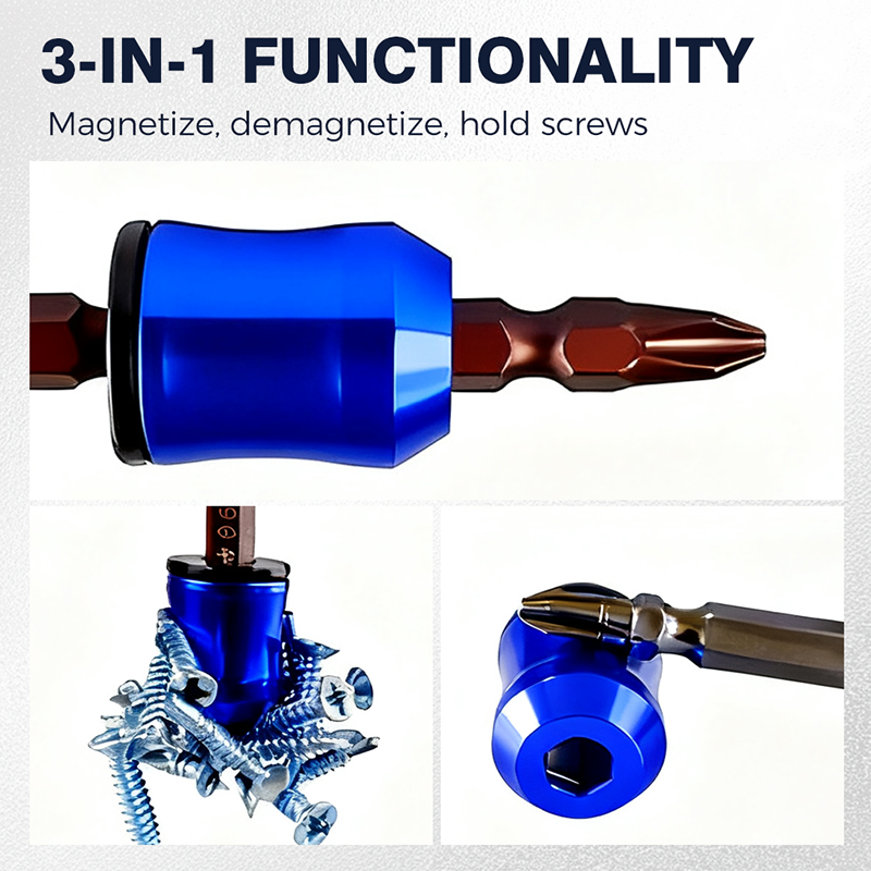 🛠️ KAUFE 3, ERHALTE 2 GRATIS! ⚡ 3-in-1 Magnet-Bitring – Schneller Wechsel, Starker Halt & Tragbar 🧲