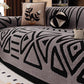 🛋️ 50% RABATT 2026! ✨ Plüsch Sofaüberwurf - Extra Dicke & Rutschfeste Decke mit Elastischen Kanten für Herbst und Winter 🍂❄️