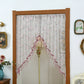 🛍️ 50 % Rabatt – Leichter Stickvorhang mit Perlen – halbtransparent, stickverziert, montagefreundlich & vielseitig für Wohnzimmer, Schlafzimmer & Flur 🪟