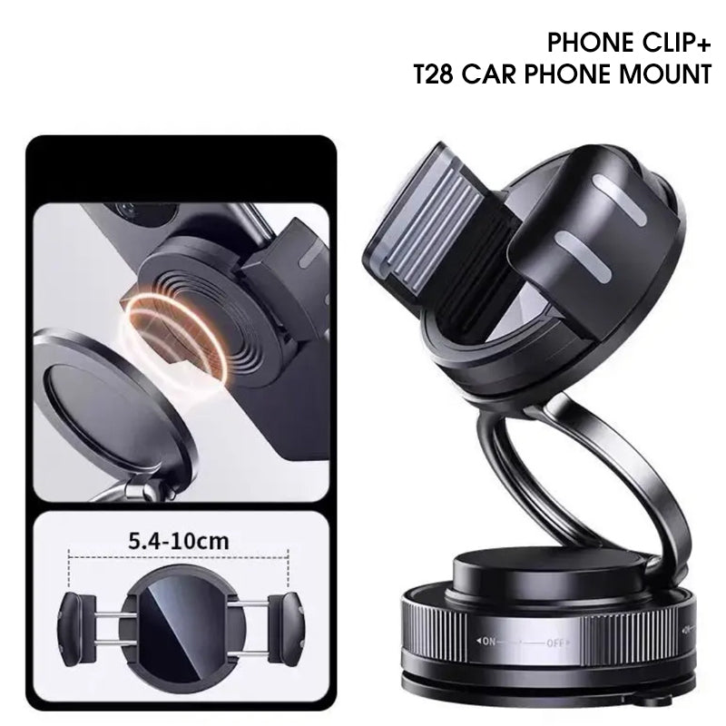 🚗🧲 Set magnetische Halterung für Telefon und Halterung einer Sauge für Auto
