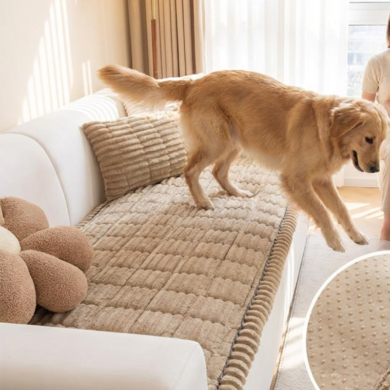 🛋️ 50% RABATT! ⏰ Gestepptes Cord-Sofa-Kissen – Rutschfeste Unterseite, Hochwertiger Cord-Stoff & Einfach zu reinigen 🧵