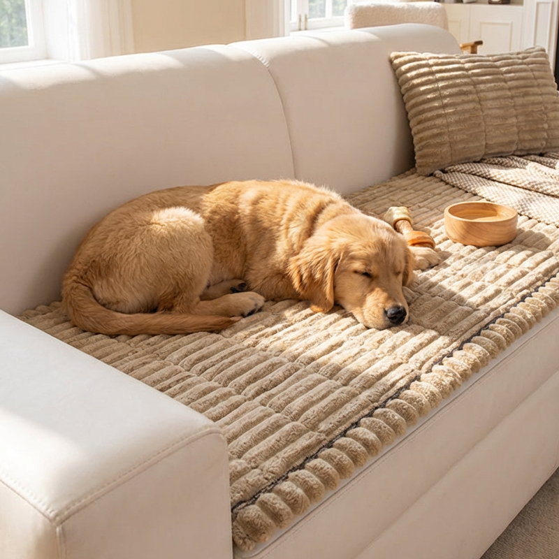 🛋️ 50% RABATT! ⏰ Gestepptes Cord-Sofa-Kissen – Rutschfeste Unterseite, Hochwertiger Cord-Stoff & Einfach zu reinigen 🧵