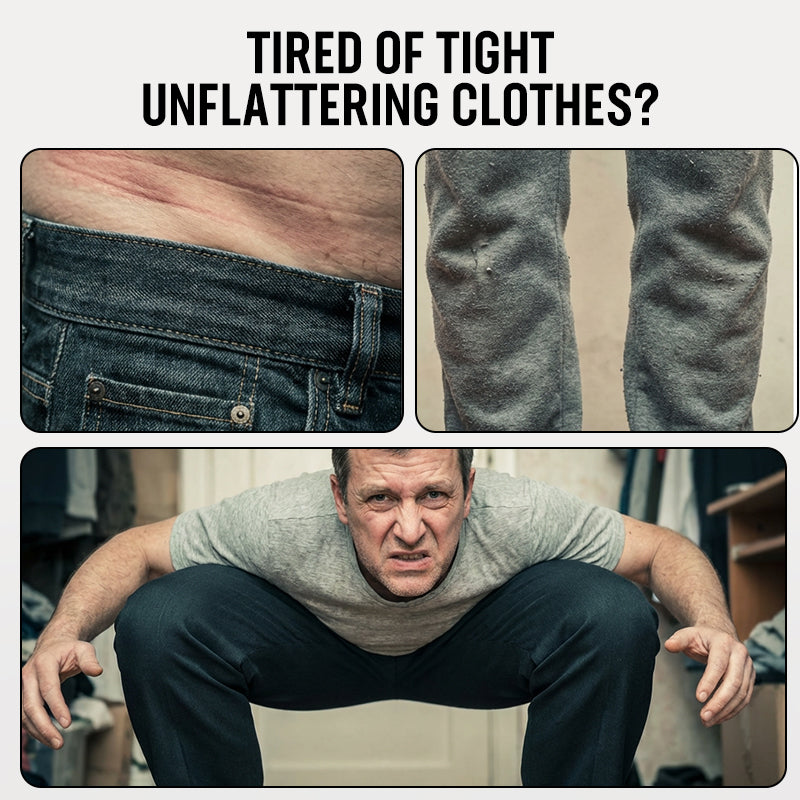 ✨ LIMITED-TIME 50% RABATT! Herrenhose mit lockerer Passform, Kordelzug und Taschen