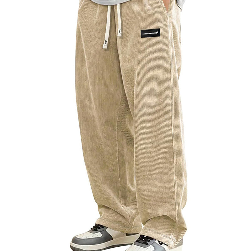 ✨ LIMITED-TIME 50% RABATT! Herrenhose mit lockerer Passform, Kordelzug und Taschen