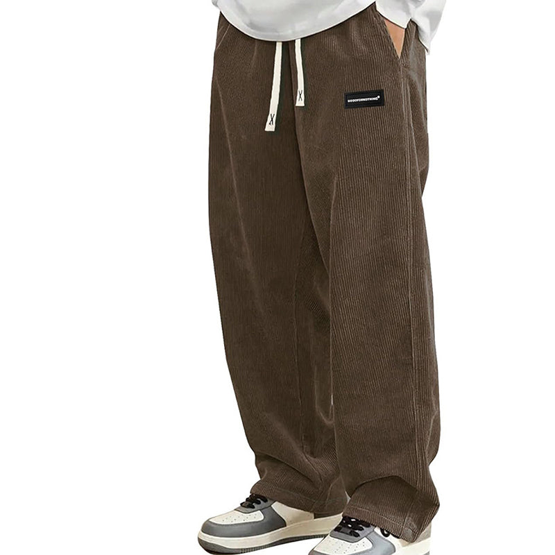 ✨ LIMITED-TIME 50% RABATT! Herrenhose mit lockerer Passform, Kordelzug und Taschen