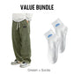 ✨ LIMITED-TIME 50% RABATT! Herrenhose mit lockerer Passform, Kordelzug und Taschen