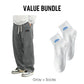 ✨ LIMITED-TIME 50% RABATT! Herrenhose mit lockerer Passform, Kordelzug und Taschen
