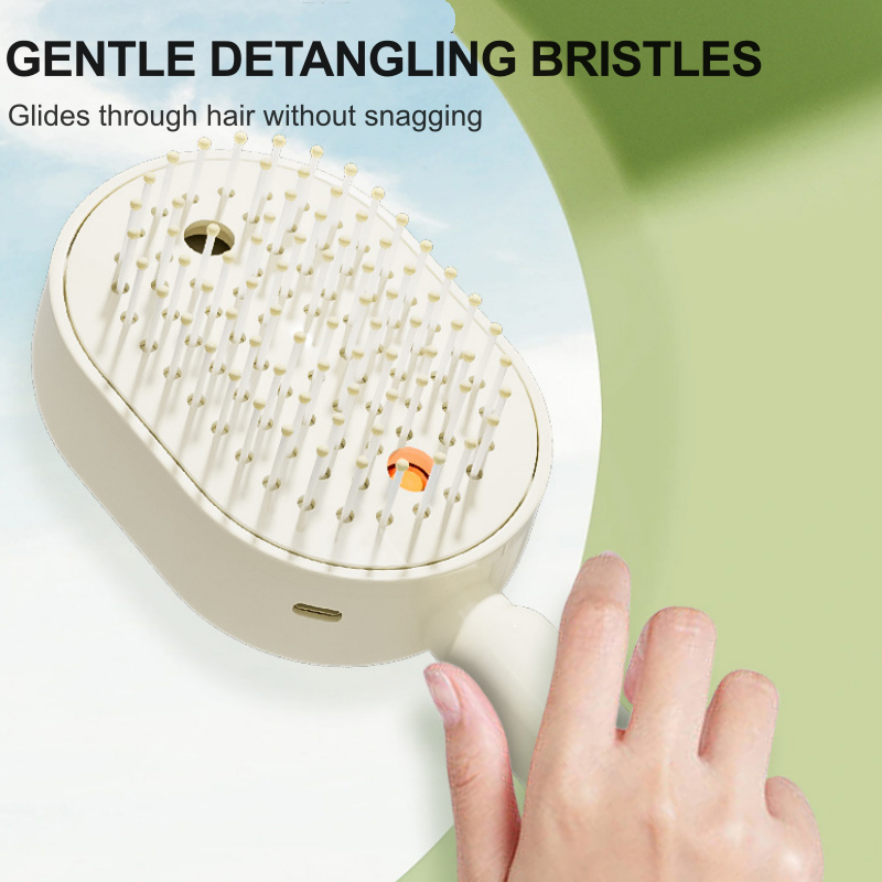 ✨50% RABATT!🧴Elektrische Sprüh- und Massage-HaarbürsteFür geschmeidiges, schönes Haar – ganz einfach💆♀️