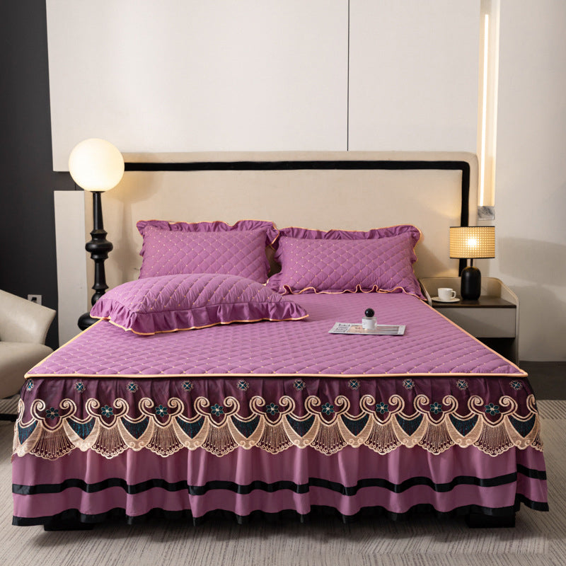 📢📢NEUES PRODUKT 2026 – 50 % RABATT✨ Rüschenbettlaken + Bettbezug + Kissenbezug💓🛏️ Verkörpert Eleganz und Komfort des Augenblicks💫