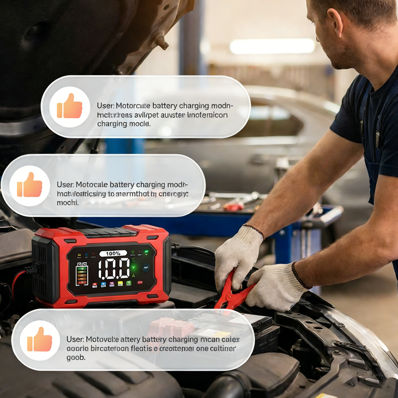 🔥Zeitlich begrenztes Angebot Intelligentes 12V Autoladegerät 6A mit Impulsreparatur - LCD-Display