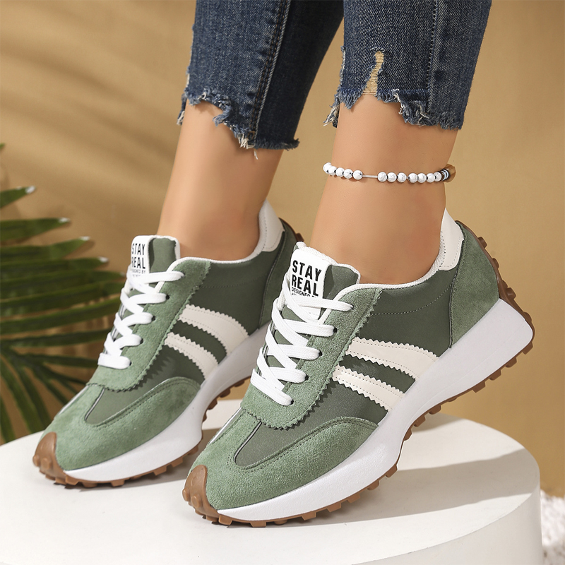 👟 LIMITIERTES ANGEBOT: 50% RABATT! 🌈 Damen-Platform-Sneaker – Klobiges Retro-Design, 4 cm Absatz & Rutschfest ✨