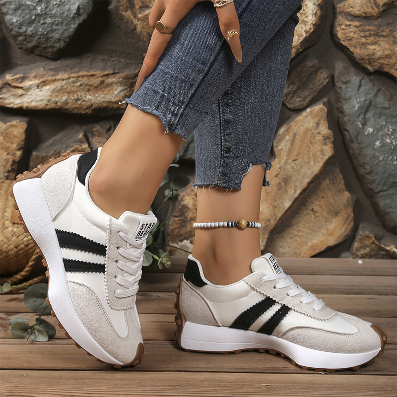 👟 LIMITIERTES ANGEBOT: 50% RABATT! 🌈 Damen-Platform-Sneaker – Klobiges Retro-Design, 4 cm Absatz & Rutschfest ✨