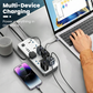 🔌 50 % RABATT ⚡ Mehrfachsteckdose mit langer Verlängerungsschnur – USB-Ports inklusive, Überspannungsschutz & kompaktes Design 📱
