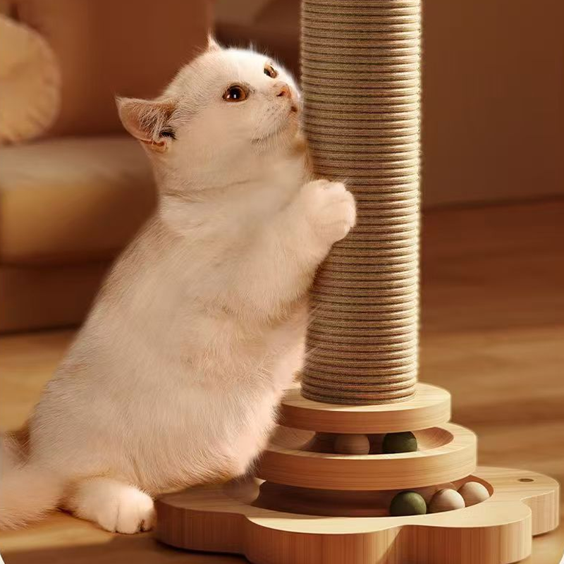 🐱 50% RABATT! 🧸 Multifunktionaler Kratzbaum für Katzen mit Spielzeug – Stabil, platzsparend & perfekt für Kratzen, Spielen und Relaxen 🐾