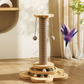 🐱 50% RABATT! 🧸 Multifunktionaler Kratzbaum für Katzen mit Spielzeug – Stabil, platzsparend & perfekt für Kratzen, Spielen und Relaxen 🐾