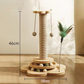 🐱 50% RABATT! 🧸 Multifunktionaler Kratzbaum für Katzen mit Spielzeug – Stabil, platzsparend & perfekt für Kratzen, Spielen und Relaxen 🐾
