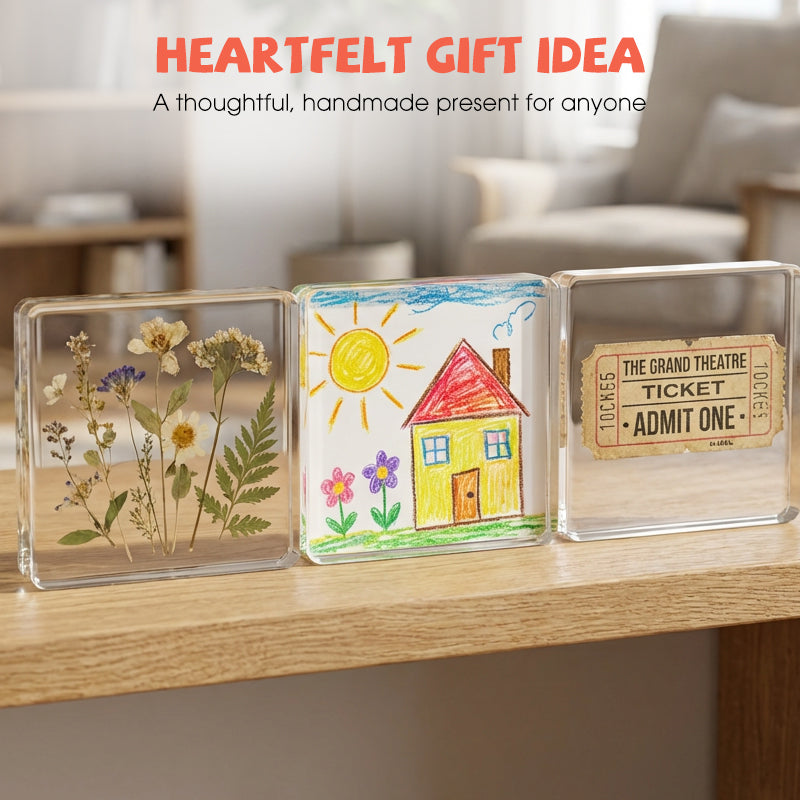 📢📢50 % RABATT !!!⏰Klares Acryl-DIY-Kühlschrankmagnet-Set