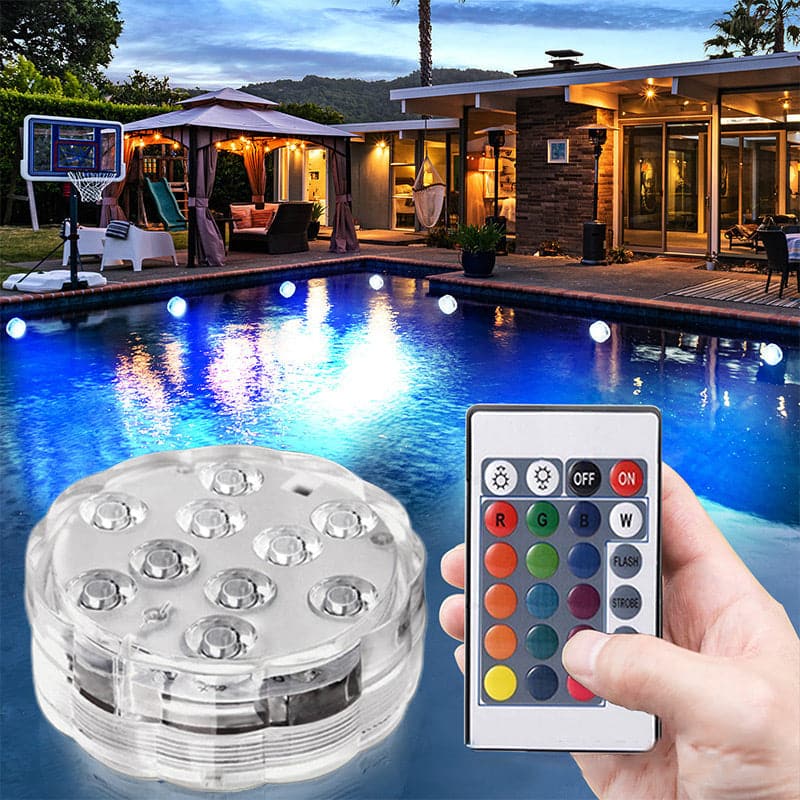 🔥50% RABATT!Unterwassertaugliche, wasserdichte LED-Beleuchtung mit Fernbedienung für den Pool