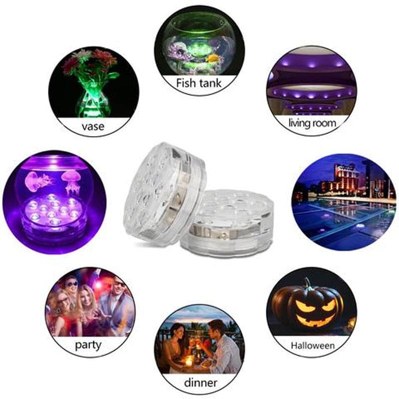 🔥50% RABATT!Unterwassertaugliche, wasserdichte LED-Beleuchtung mit Fernbedienung für den Pool