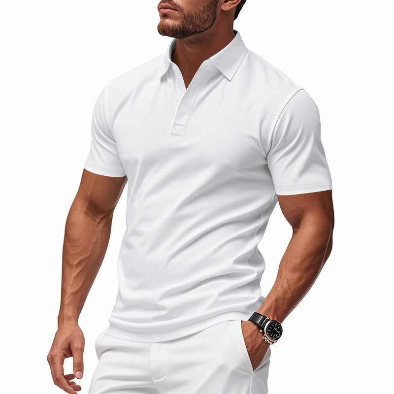 🔥⏰ LIMITIERT: -50% 💥 Premium Herren Kurzarm-T-Shirt mit Reverskragen 👕 schnell trocknend, hochwertig & modern ✨
